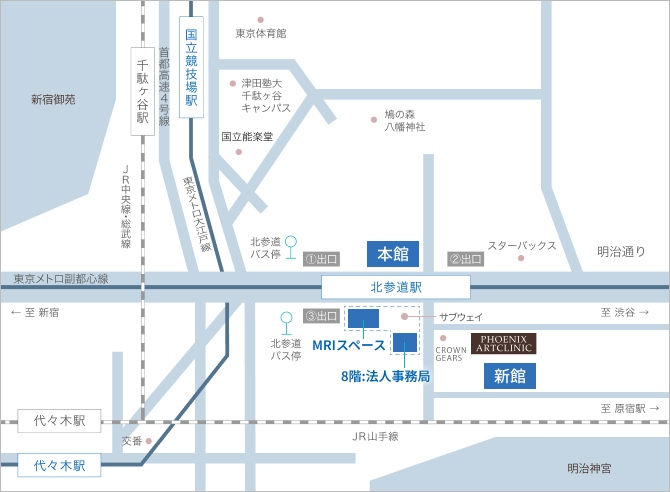 フェニックス メディカル クリニックの地図